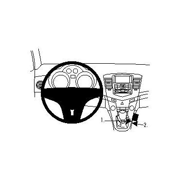 Brodit ProClip Console mount - beslag til montering