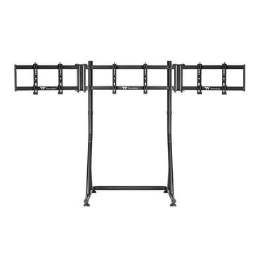 Thermaltake Triple Racing st&auml;ll - f&ouml;r 3 monitorer - svart av fin textur