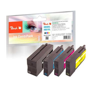 Peach PI300-538 bl&aelig;kpatron Sort, Bl&aring;, Magenta, Gul