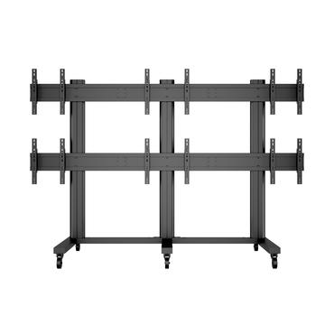 Multibrackets M Public Video Wall Stand 6-Screens st&auml;ll - f&ouml;r 6 LCD-bildsk&auml;rmar - svart