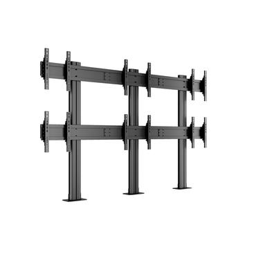 Multibrackets M Public Video Wall Stand 6-Screens st&auml;ll - f&ouml;r 6 LCD-bildsk&auml;rmar - svart