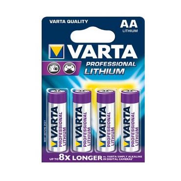 Varta Professional batteri - 4 x AA type - Li