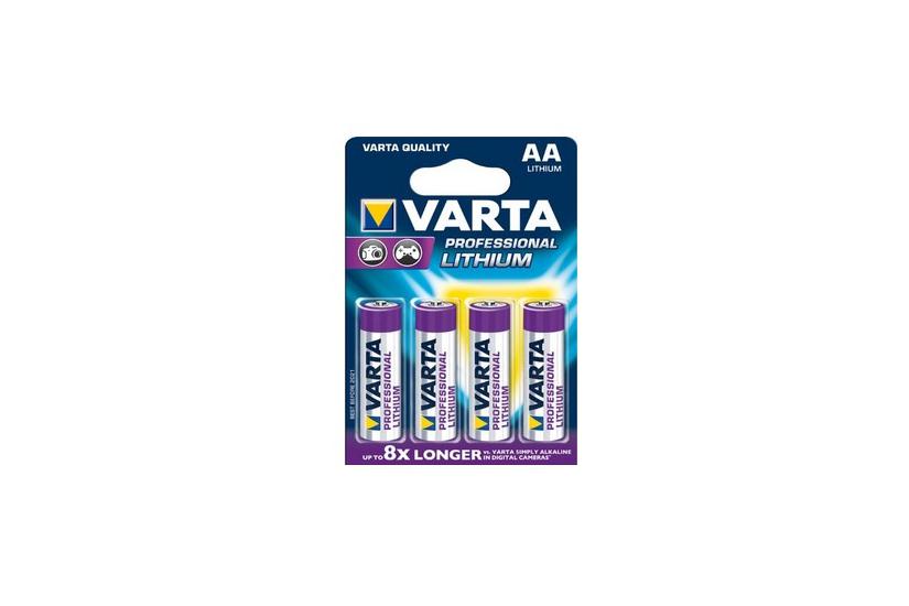 Varta Professional batteri - 4 x AA type - Li