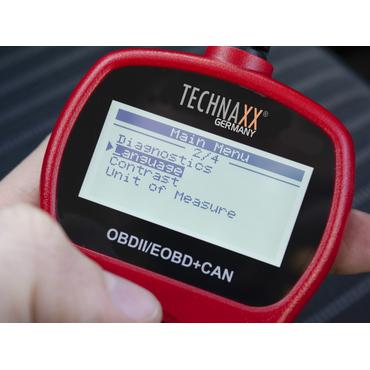 Technaxx TX-184 OBD II Sort, Rød