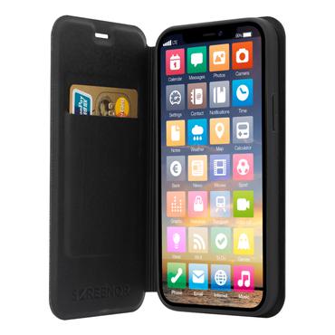 Screenor Clever mobiltelefon etui 17 cm (6.7") Tegnebogsetui Sort