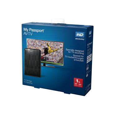 WD My Passport AV-TV WDBHDK0010BBK - 1TB