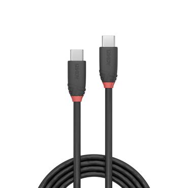 Lindy 36906 USB-kabel USB 3.2 Gen 1 (3.1 Gen 1) 1 m USB C Sort