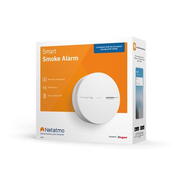 Netatmo Smart Smoke Alarm - rökdetektor - 802.11b/g/n, Bluetooth 4.0
