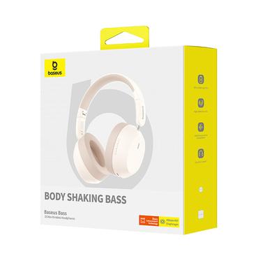 Baseus Bass 35 Max Headphones Wired & Wireless Head-band Music USB Type-C Bluetooth Grey