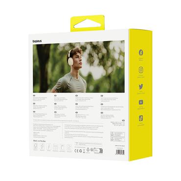 Baseus Bass 35 Max Headphones Wired & Wireless Head-band Music USB Type-C Bluetooth Grey