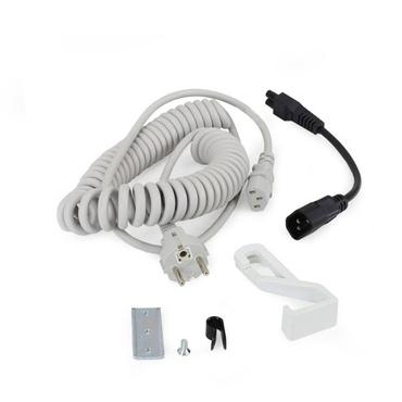 Ergotron Coiled Extension Cord Accessory Kit - strømkabelpakke - 2.4 m