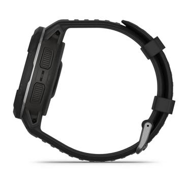Garmin Instinct Crossover Standard Edition - fiberf&ouml;rst&auml;rkta polymerer - sportklocka med band - 64 MB - svart