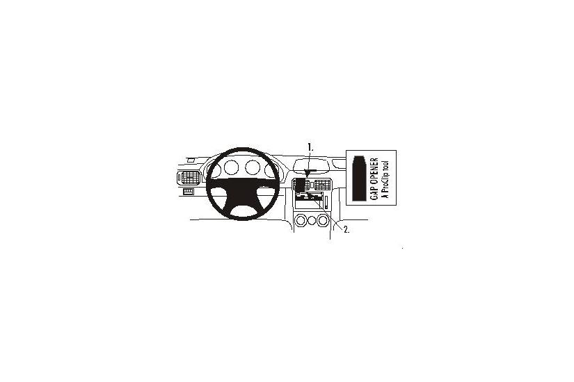 Brodit ProClip Center mount - beslag til montering