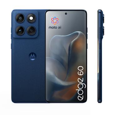 Motorola edge 60 16,9 cm (6.67") Dual SIM Android 15 5G USB Type-C 12 GB 512 GB 5200 mAh Blå