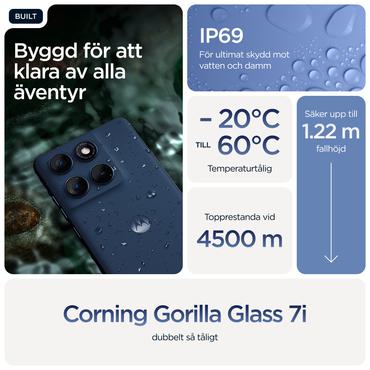 Motorola edge 60 16,9 cm (6.67") Dual SIM Android 15 5G USB Type-C 12 GB 512 GB 5200 mAh Blå