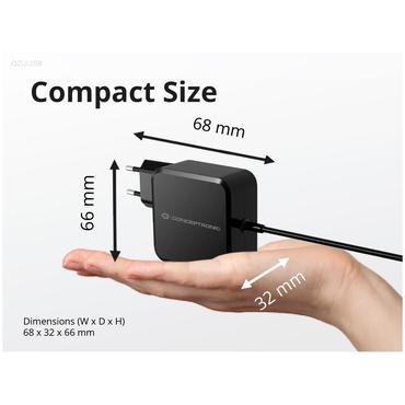 CONCEPTRONIC LadegerÃ¤t 1Port 100W, GaN USB-C      Desk PD sw