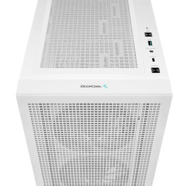 DeepCool CH560 WH Tårn Udvidet ATX Ingen strømforsyning Hvid