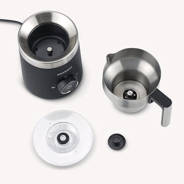 Severin SM 3585 Mælkeskummer og varmeapparat Automatic milk frother/warmer Sort, Sølv