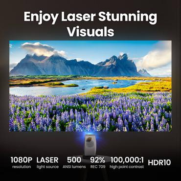 BenQ GV50 Standard-kast projektor 500 ANSI lumens DLP 1080p (1920x1080) Hvid