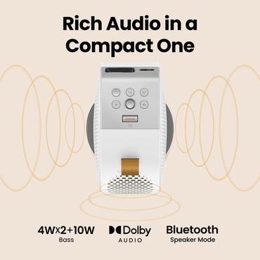 BenQ GV50 Standard-kast projektor 500 ANSI lumens DLP 1080p (1920x1080) Hvid