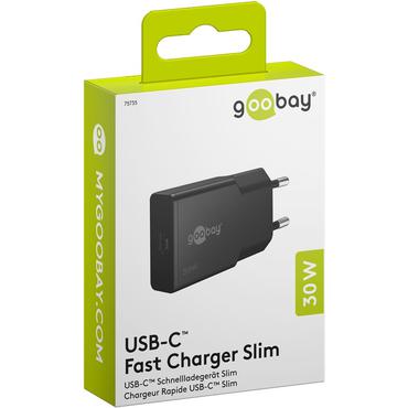 USB-C&trade; PD GaN Fast Charger Slim (30 W)