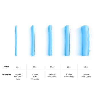 Multibrackets M Universal Cable Sock Self Wrapping - kabelorganisator