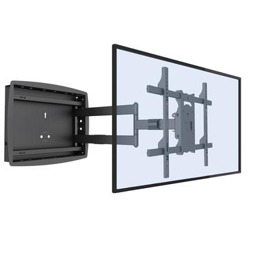 Multibrackets M Recessed Full Motion Flexarm - monteringssats - f&ouml;r TV - svart