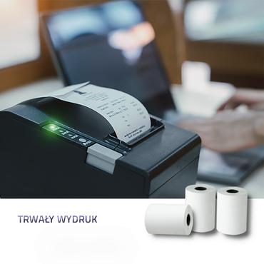 Qoltec - termiskt papper - 10 rulle (rullar) - Rulle (5,7 cm x 20 m) - 55 g/m&sup2;