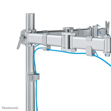 Neomounts NM-D135D monteringssats - fullst&auml;ndig r&ouml;relse - f&ouml;r 2 LCD-bildsk&auml;rmar - silver