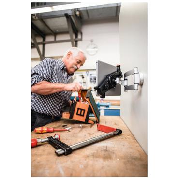 Hama 00125121 holder Passiv holder Tablet/UMPC Sort, Sølv