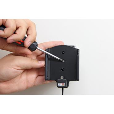 Brodit Active holder for fixed installation opladningsstander + AC-strømadapter - Micro-USB Type B