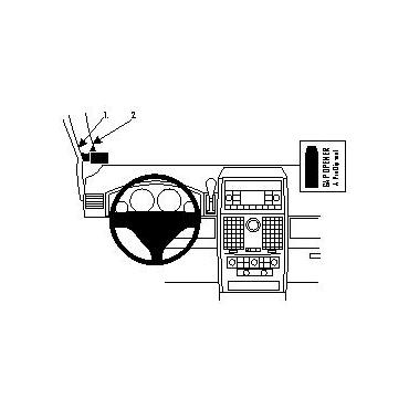 Brodit ProClip Left mount - beslag til montering