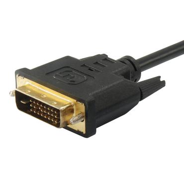 Equip 119322 videokabel adapter 2 m HDMI DVI-D Sort