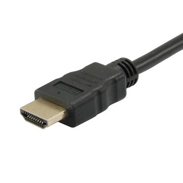 Equip 119322 videokabel adapter 2 m HDMI DVI-D Sort