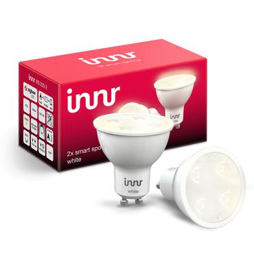Innr Smart Spot - LED-spot lyspære - GU10 - 4.8 W - varmt hvidt lys - 2700 K - hvid (pakke med 2)