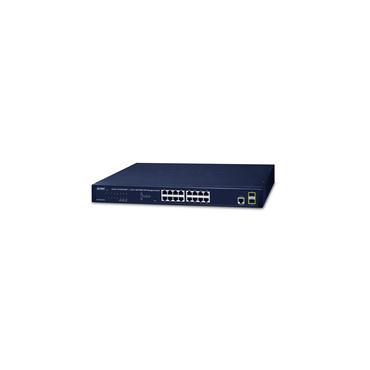PLANET GS-4210-16T2S netværksswitch Administreret L2/L4 Gigabit Ethernet (10/100/1000) 1U Blå