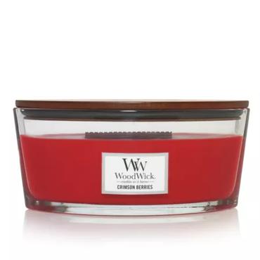 WoodWick Crimson Berries vokslys Ellipse R&oslash;d 1 stk