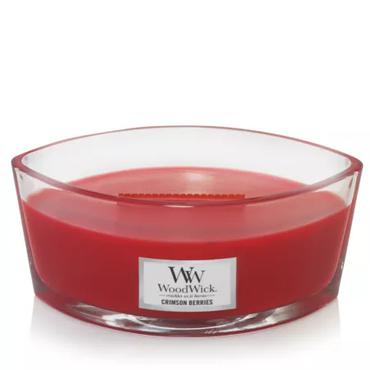 WoodWick Crimson Berries vokslys Ellipse R&oslash;d 1 stk