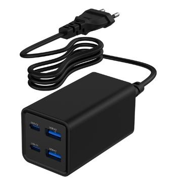 4-port 65 W GaN USB Powe rDelivery fast charger