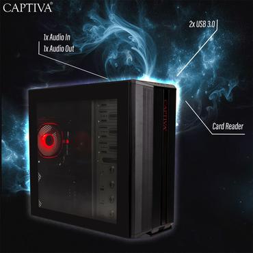 CAPTIVA 92707 PC/arbejdsstation AMD Ryzen™ 5 5500 16 GB DDR4-SDRAM 500 GB SSD NVIDIA GeForce RTX 5060 Sort