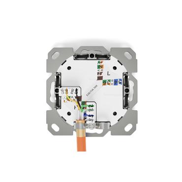 CAT 6A NETWORK OUTLET 1XRJ45