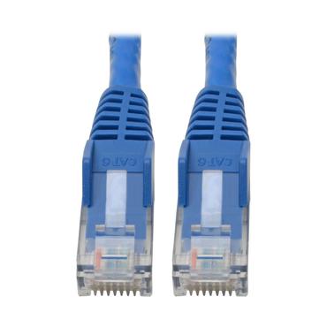 Eaton Tripp Lite Series Cat6 Gigabit Snagless Molded (UTP) Ethernet Cable (RJ45 M/M), PoE, Blue, 6-in. (15.24 cm) - patchkabel - 15 cm - blå