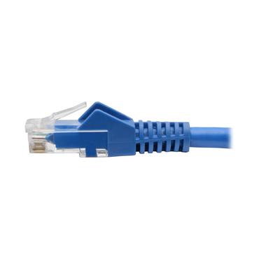 Eaton Tripp Lite Series Cat6 Gigabit Snagless Molded (UTP) Ethernet Cable (RJ45 M/M), PoE, Blue, 6-in. (15.24 cm) - patchkabel - 15 cm - blå