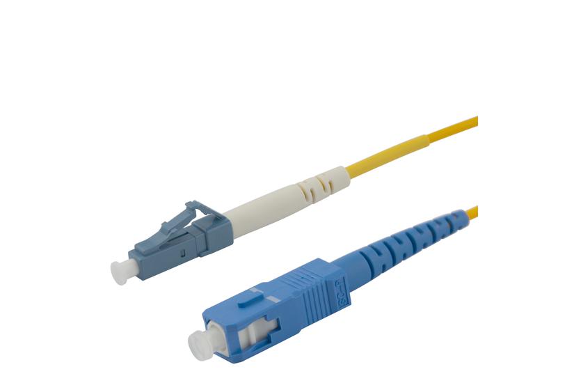 Deltaco LCSC-4-SUU InfiniBand og fiberoptisk kabel 4 m LC SC Gul