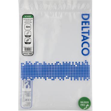 Deltaco LCSC-4-SUU InfiniBand og fiberoptisk kabel 4 m LC SC Gul