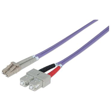 Intellinet 750929 InfiniBand og fiberoptisk kabel 2 m LC SC Violet