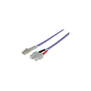 Intellinet 750929 InfiniBand og fiberoptisk kabel 2 m LC SC Violet