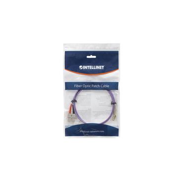 Intellinet 750929 InfiniBand og fiberoptisk kabel 2 m LC SC Violet