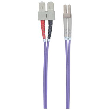 Intellinet 750929 InfiniBand og fiberoptisk kabel 2 m LC SC Violet
