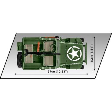 1510 PCS HC WWII /2804/ WILLYS MB + TRAILER
